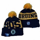 Boston Bruins Team Logo Knit Hat YD (6)